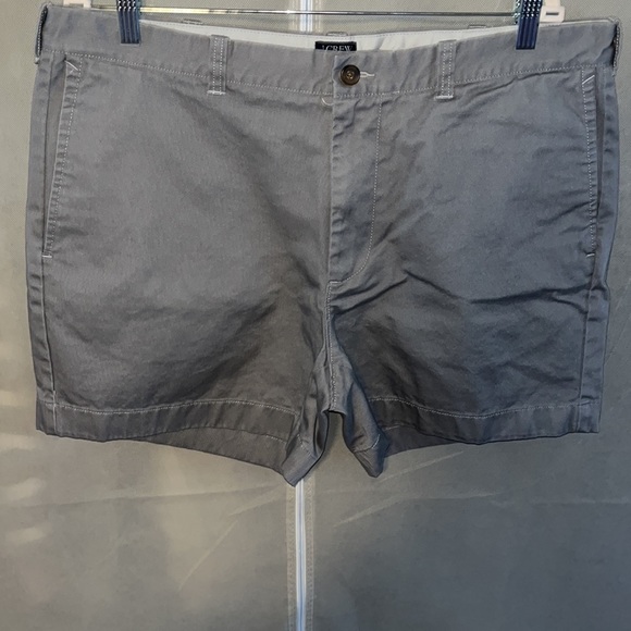 J. Crew Varick Short, Men's 38 Grey, Chino - Picture 2 of 7